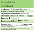 cechy róży rabatowej Airbrush