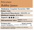 cechy róży pnącej Bobbie James